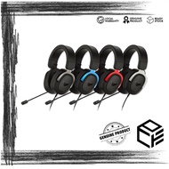 ASUS TUF GAMING H3 7.1 SURROUND SOUND GAMING HEADSET ( SILVER / GUN METAL / RED )