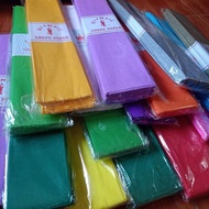 Crepe paper, 5 pcs per fold