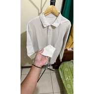 Collared t-shirt original GIORDANO long-sleevedPOLO