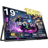 UPERFECT 19inch 4K 144HZ 100%DCI-P3 Computer monitor 3840*2160 Portable Monitor 400Nits Brightness w