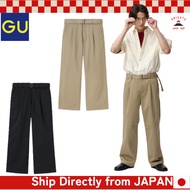 GU Men's Chino Belted Pants NTQ+E【Direct from Japan】