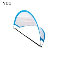 YIJU Portable Soccer Goal Lightweight Mini Kids Soccer Goal Easy Assembly Black