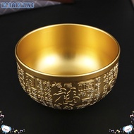 KATAKANNE Chinese Fortune Bowl, Brass Copper Decorative Feng Shui Brass Bowl, Decorative Bowls Hundr