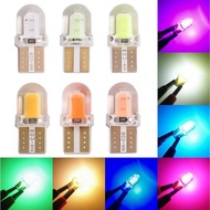 2pcs Car 12V T10 194 168 W5W COB Silicone Led Bulb 3030 4SMD T10 LED Light Bulb