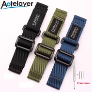 Nylon Nato Watch Strap Replacement  for S-eiko No.5 007 Series Sport Watchband 20mm 22mm 24mm Velcro