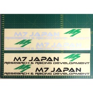 Sticker kereta m7 japan Sticker pintu kereta m7 japan proton perodua Mitsubishi honda toyota