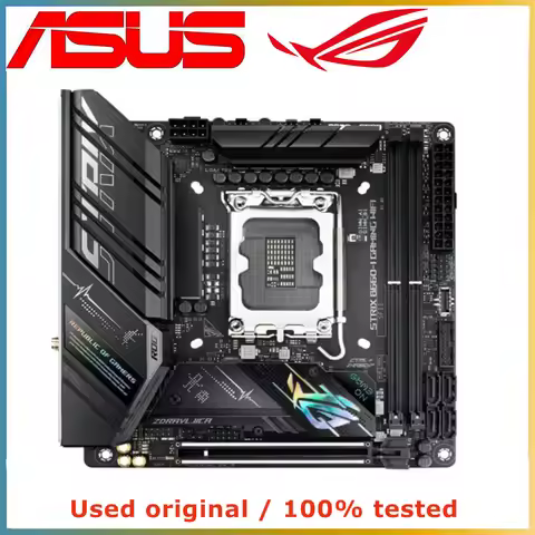 For ASUS ROG STRIX B660-I GAMING WIFI DDR5 MINI ITX B660i LGA 1700 PCI-E 5.0 2×DDR5 64GB 1×DisplayPo