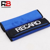 JDM Style Seat Belt Cover Shoulder Pads Pairs with Embroidery Recaro Racing Logo