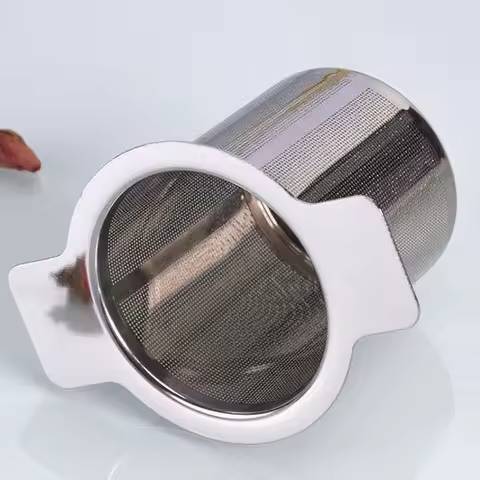 Stainless Steel Tea Strainer Reusable Filter Sieve Cup Parts Strainer for Tea Filters Mesh Tea Brewi