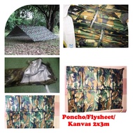 poncho/flysheet/kanvas 2x3 M corak assskarrr terbaik