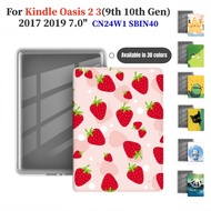 For Kindle Oasis 9th 10th Gen 7.0 inch CW24WI S8IN40 High Quality Painted Patterns Transparent Acryl