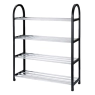 4 Tiers Shoe Rack Almari Kasut Rack Kasut Rak Kasut Bertutup Murah Rak Kasut Besi Rak Kasut Plastik Shoe Rack 鞋架 鞋柜