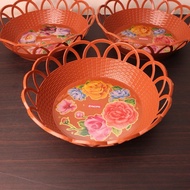 Brown rattan fruit basket plastic basket plastic fruit basket fruit basket rattan basket