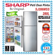 Sharp 280L Two Door Fridge Inverter / Peti Dua Pintu