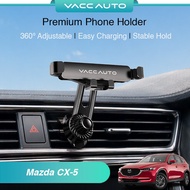 VACC AUTO Car Phone Holder Mount Bracket 360 Rotating GPS Navigation For Mazda CX5 CX-5 KF 2017-2027