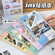 Sticker Book Fashion Simple Decorative Sticker Girl Handbook DIY Sticker Book