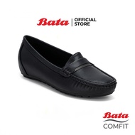 Bata บาจา รองเท้ามอคคาซีน รองเท้าส้นแบน รองเท้าคัทชู รองเท้าหุ้มส้น สำหรับผู้หญิง รุ่น Umi สีดำ 5516