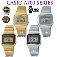 ของแท้100% คาสิโอ นาฬิกาข้อมือ Casio Standard รุ่น A700WMG-9A A700WM-7 A700WG-9 A700W-1 สายสแตนเลส ประกัน1ปี ร้าน Time4You T4U