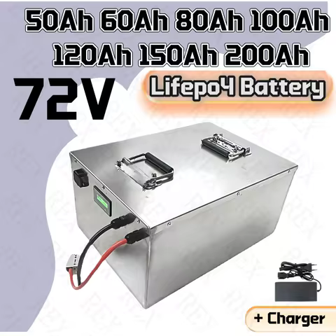72V 50Ah 60AH 80AH 100AH 120AH 150Ah 200AH LifePo4 Lithium Battery, Golf Cart, Electric Vehicle+Char