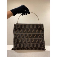 FENDI FENDI Presbyopia Silver Handle Handbag