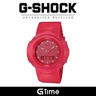 [OFFICIAL CASIO WARRANTY] Casio G-Shock AW-500BB-4E Men's Digital Analog Red Strap Watch