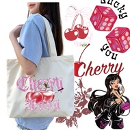 Bratz Doll Spicy Girl Cherry Dice printing stickers with customizable patterns for canvas bags, clot