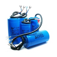 CD60 starting capacitor 100/150/200/250/300/350/400UF 450V motor starting capacitor 250V