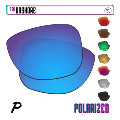 EZReplace Polarized Replacement Lenses Compatible With Maui Jim Onshore MJ798 - 58mm Sunglasses - Mu