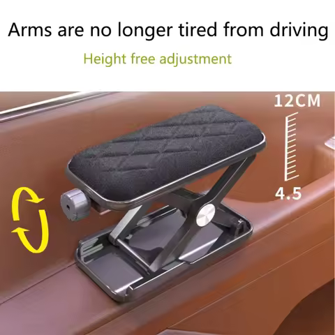 Car Door Armrest Pad Extender Hand Bracket Easy Install For Driver's Long-distance Driving Fatigue P