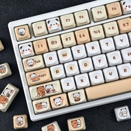 MAIMOOO Yier Bubu Keycap MOA/Cherry Profile 120 Keys PBT Dye Sublimation Aula F75 F99 RK100 Cartoon 