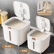 Rice Storage Box Airtight Proof Sealed Insect-Proof Food Container House Bekas Beras Kedap Udara Ric