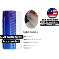 (2PCS) Redmi 7/Note 7/Redmi 8/Note 8/Note 8 Pro/Redmi 8A 3D Carbon Fiber Sticker Back Protector Film