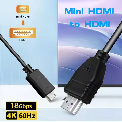 Mini HDMI cable 4K 60Hz HDMI to Mini HDMI 2.0 cable 0.5M/0.3M/1M/1.5M Mini HDMI cable to HDMI for Ni