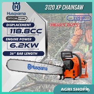 Agrishop Husqvarna 3120XP Chainsaw 36" 118.8cc (Made in Sweden)