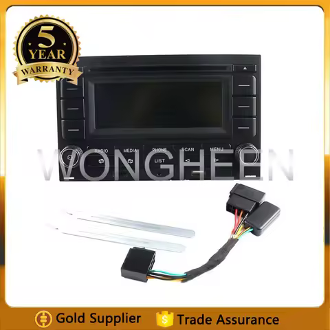 31G035185 RCN210 Car Radio CD Player Bluetooth USB MP3 with Screen SD Card For VW Po-lo 9N Golf Jett