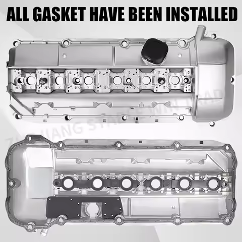 New Aluminum Engine Valve Cover 11121432928 For BMW M54 M52 B20 B25 B28 E53 E36 E46 E39 X5 Z3 2.5L 2