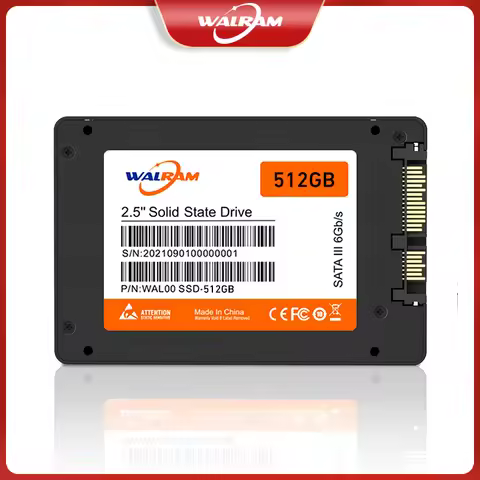 WALRAM SSD 512gb 2.5 SATA3 120GB 240GB 128GB 256GB 480GB 500GB Hard Disk HDD Solid State Drive For D