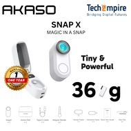 AKASO Snap X - Action Camera | 4K 60FPS Video | Hands-Free POVs | IPX 7 Waterproof | 8x Slo-Mo | Ult