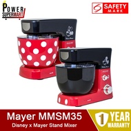 Mayer MMSM35 Disney x Mayer Mini Stand Mixer. 3.5L Capacity. 6 Speed Control. Safety Mark Approved. 1 Year Warranty.