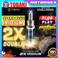 TOBAKI Spark Plug DOUBLE Iridium LC135 Y15ZR VF3i NMAX NVX155 Y16ZR PCX RAIDER Fi