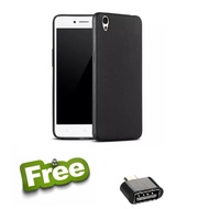 Soft Case Black Matte Premium for Oppo A37 Free USB OTG
