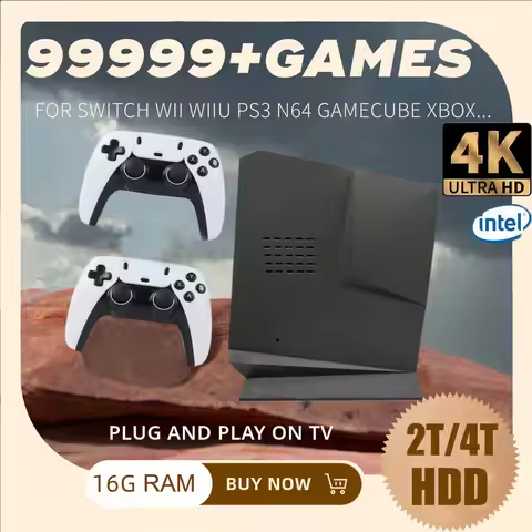 Mini PC Retro Game Box G3 Pro Dual System 99999+GAME 8/16G RAM 2/4TB ROM Game For PS2 PS3 WIIU WII S