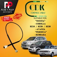 TOYOTA COROLLA KE10 / KE20 / KE30 , AVANZA / PERODUA KEMBARA CDK SPEEDO METER CABLE QUALITY PRODUCT 