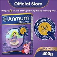 Anmum Materna Susu Bubuk Strawberi Cokelat Putih 400g