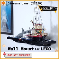 Wall Mount For Lego Diorama Jaws (21350)