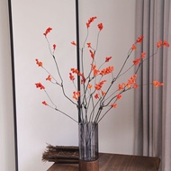 [Ready Stock] Silent Style Autumn Italian Red Maple Leaf Simulation Maple Leaf Green Plant Home Livi