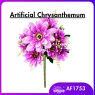 1BUSH (9HEADS) ARTIFICIAL DAISY CHRYSANTHEMUM / ARTIFICIAL FLOWER / BUNGA DAISY /  FLOWER ARRANGEMEN