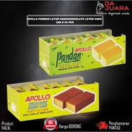 APOLLO PANDAN LAYER CAKE/ CHOCOLATE LAYER CAKE 18G X 24 PCS