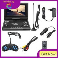 Multi System 1080P HD DVD Player Portable USB DVD Player Multimedia Digital DVD 7.8 Inch TV  Home Car VCD CD MP3 HD DVD Player D3ZU