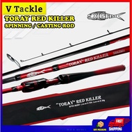 BigFish Red Killer spining casting rod pancing